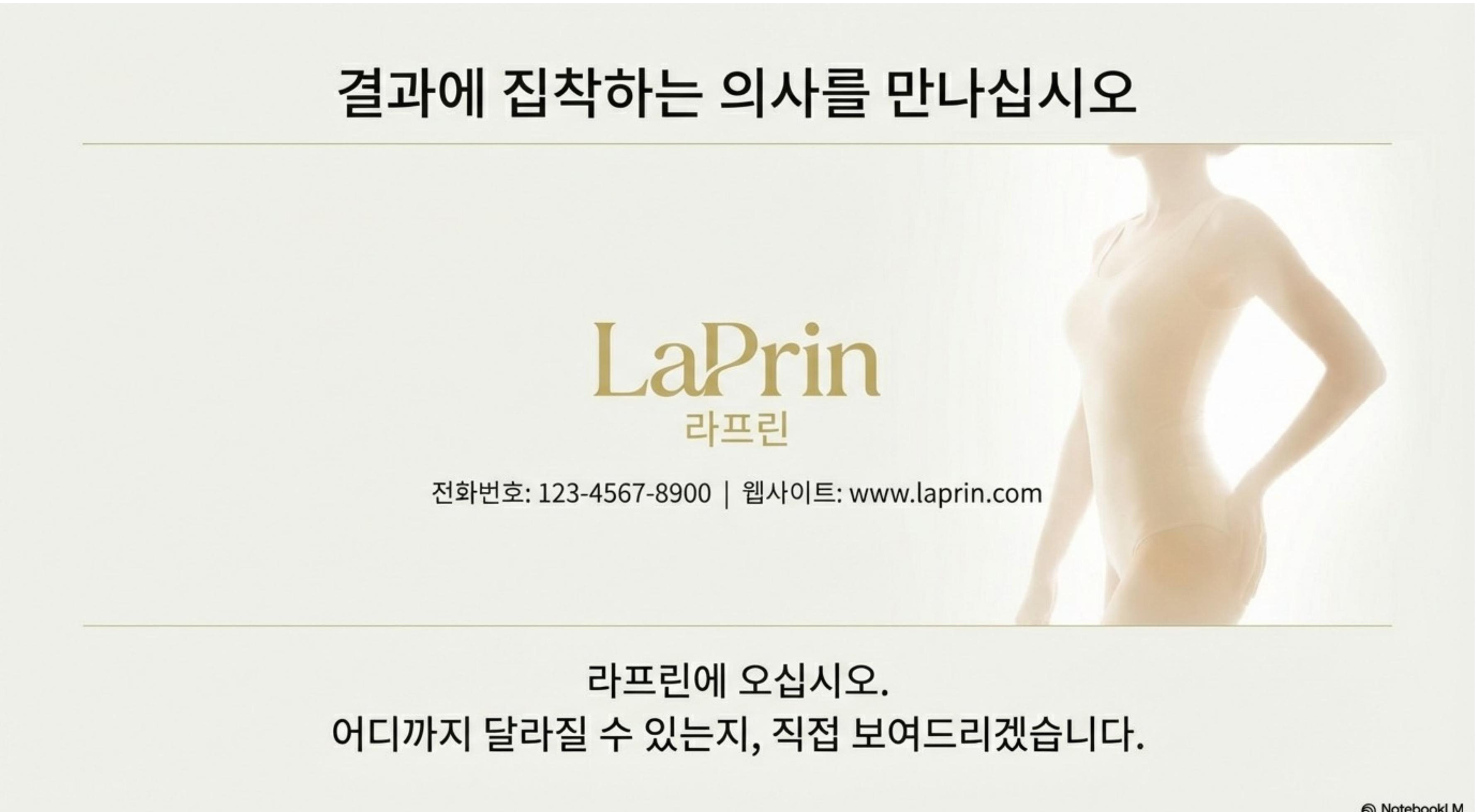 결과에 집착하는 의사를 만나십시오 — LaPrin 라프린 상담 예약, 어디까지 달라질 수 있는지 직접 보여드리겠습니다