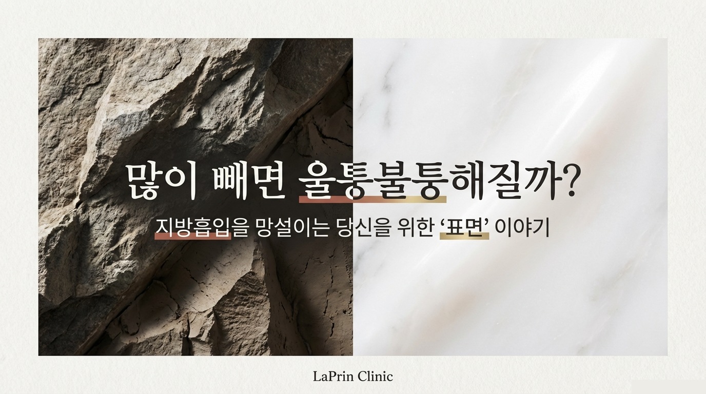 많이 빼면 울퉁불퉁해질까? — 지방흡입 표면의 진실, 라프린의원