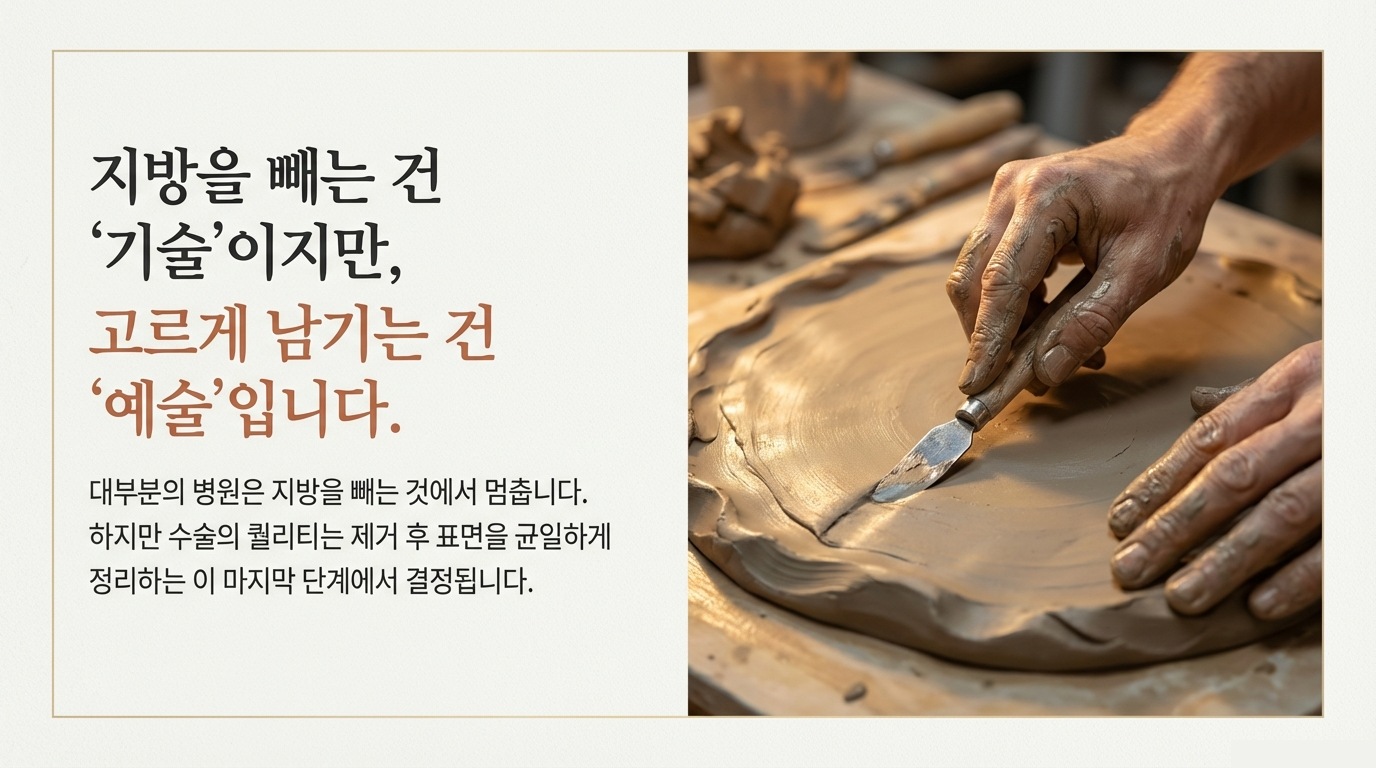 Удаление жира – техника, сохранение ровной поверхности – искусство — процесс завершения LaPrin